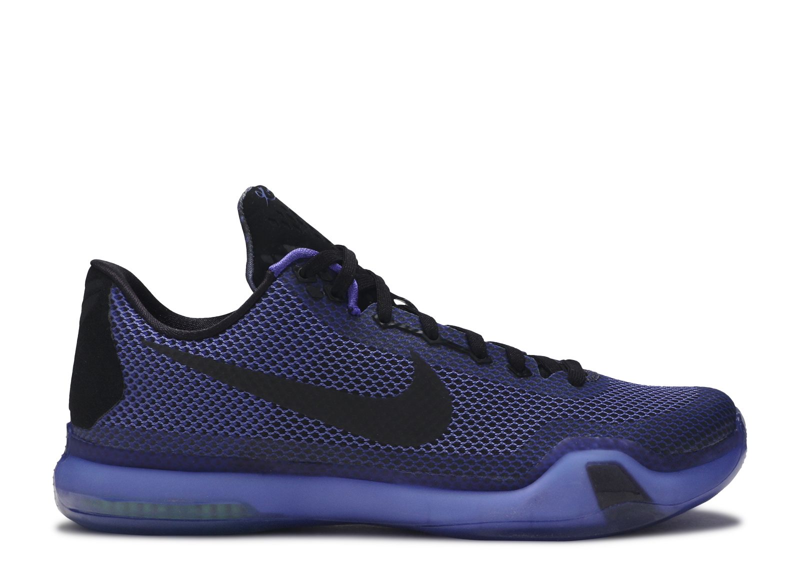 Kobe 10 'Blackout' - Nike - 705317 005 - black/black-persian violet-vlt ...