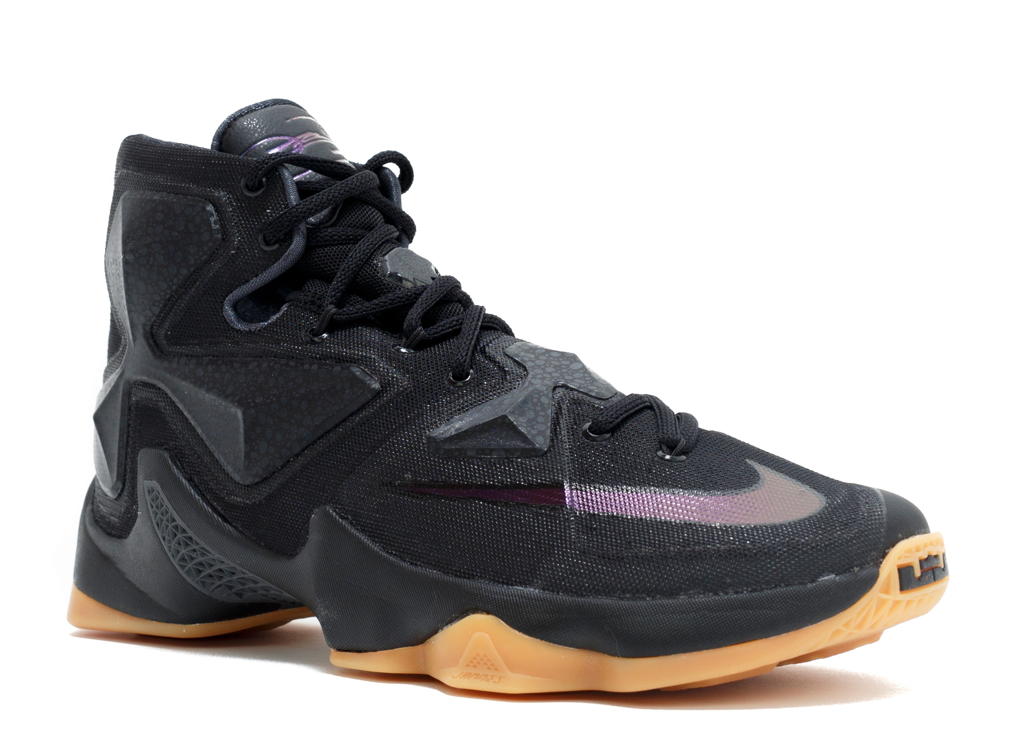 LeBron 13 'Black Lion' - Nike - 807219 001 - black/black-anthracite-gum ...