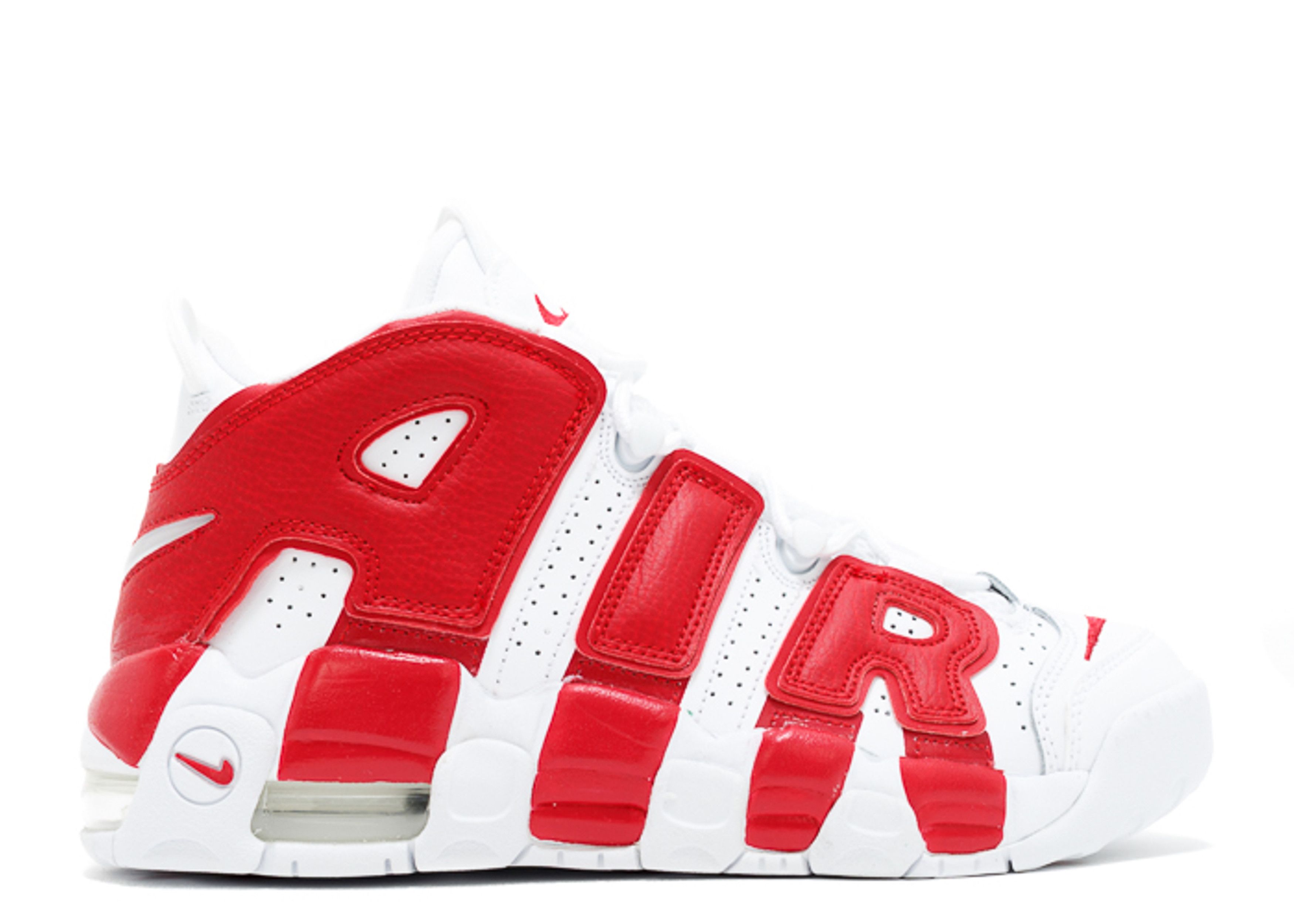 Air More Uptempo GS 'Gym Red' - Nike - 415082 100 - white/gym red ...