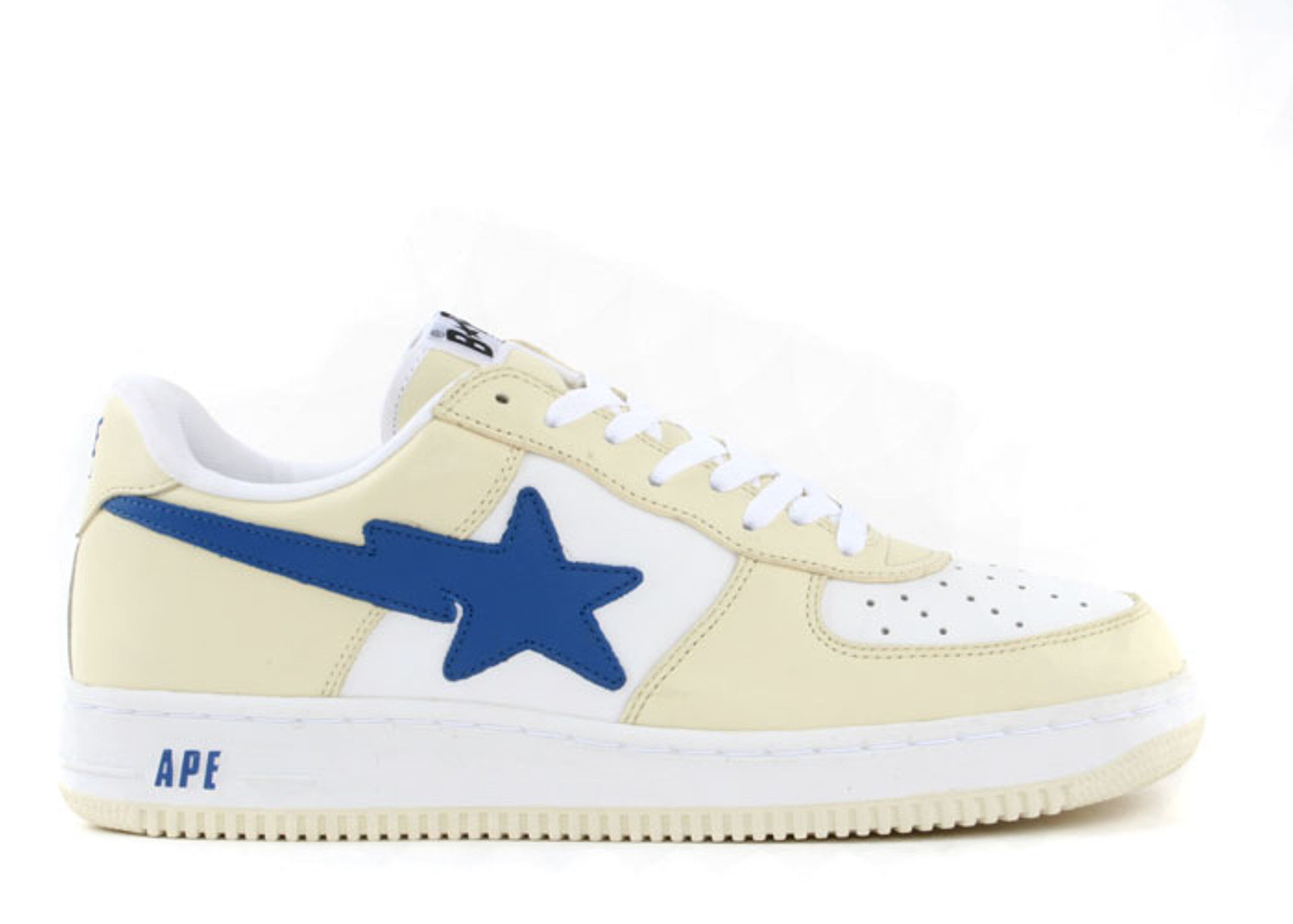 Bapesta FS 001 Low �White Blue� BAPE 308 white/blue
