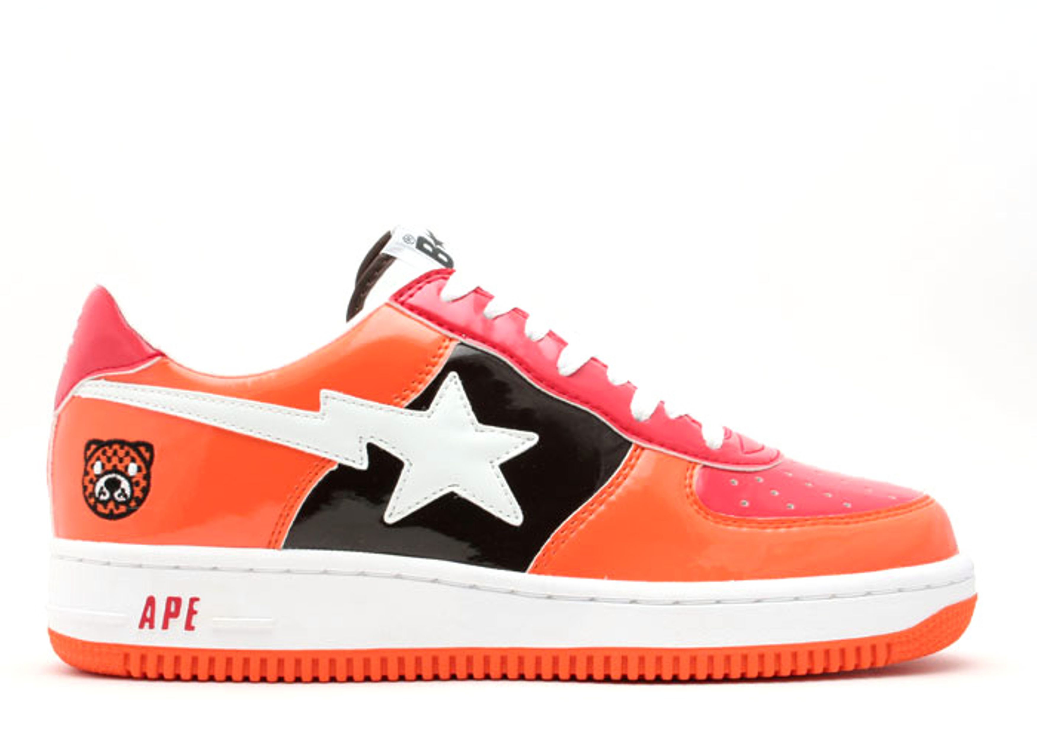 black and orange bapestas