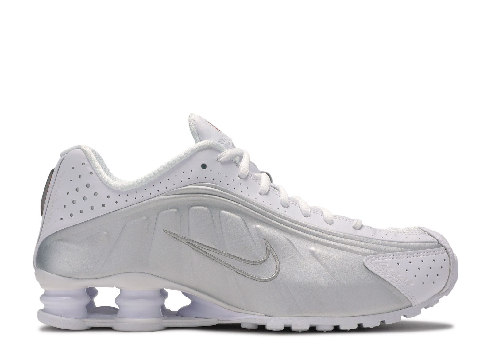 Wmns Shox R4 'White Metallic' - Nike - AR3565 101 - white/white ...