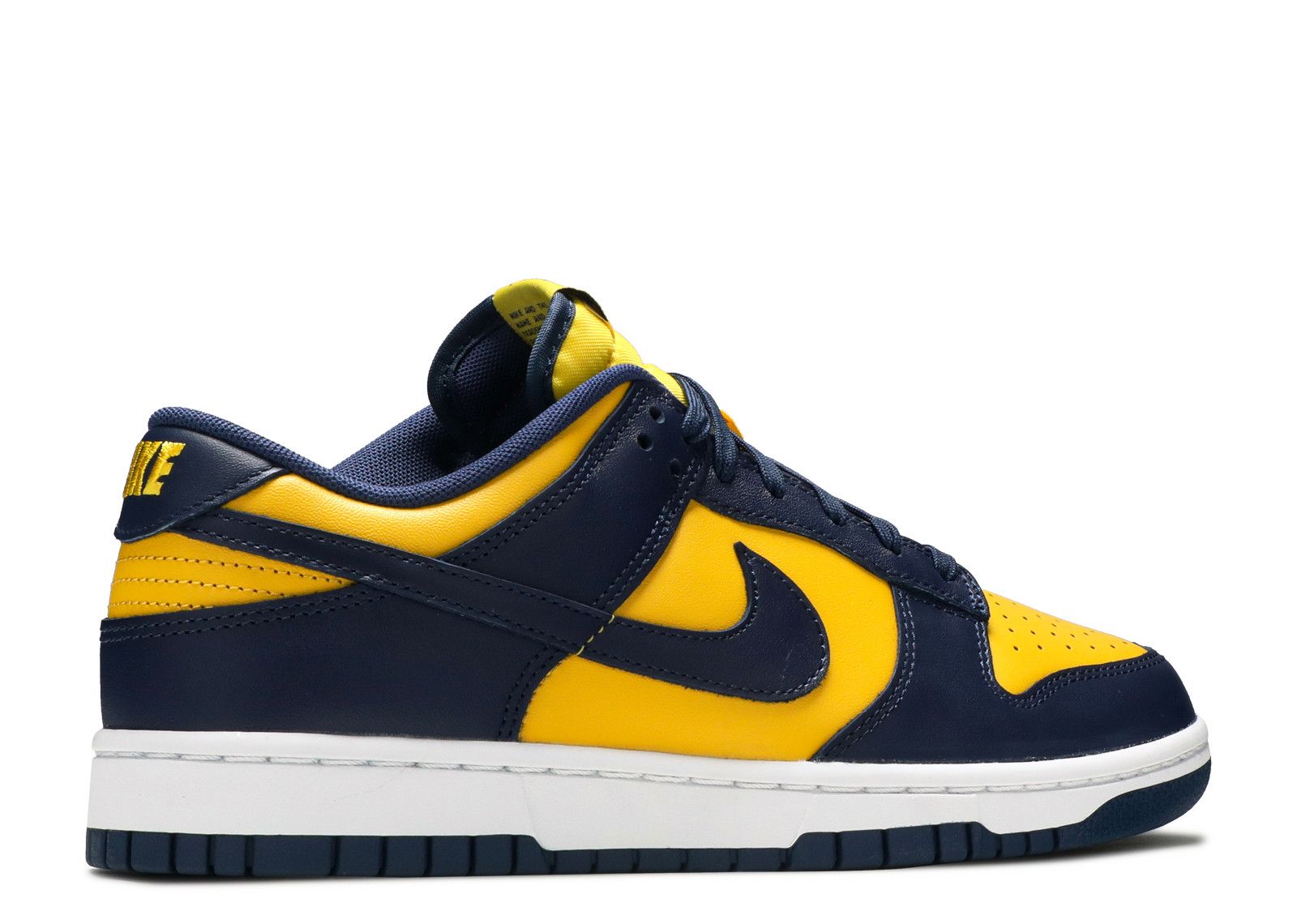 Dunk Low 'Michigan' 2021 - Nike - DD1391 700 - varsity maize/midnight ...