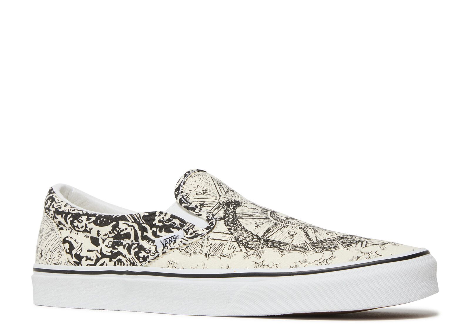 Classic Slip On 'Ouroboros' - Vans - VN0A4U38WT8 - black/true white ...