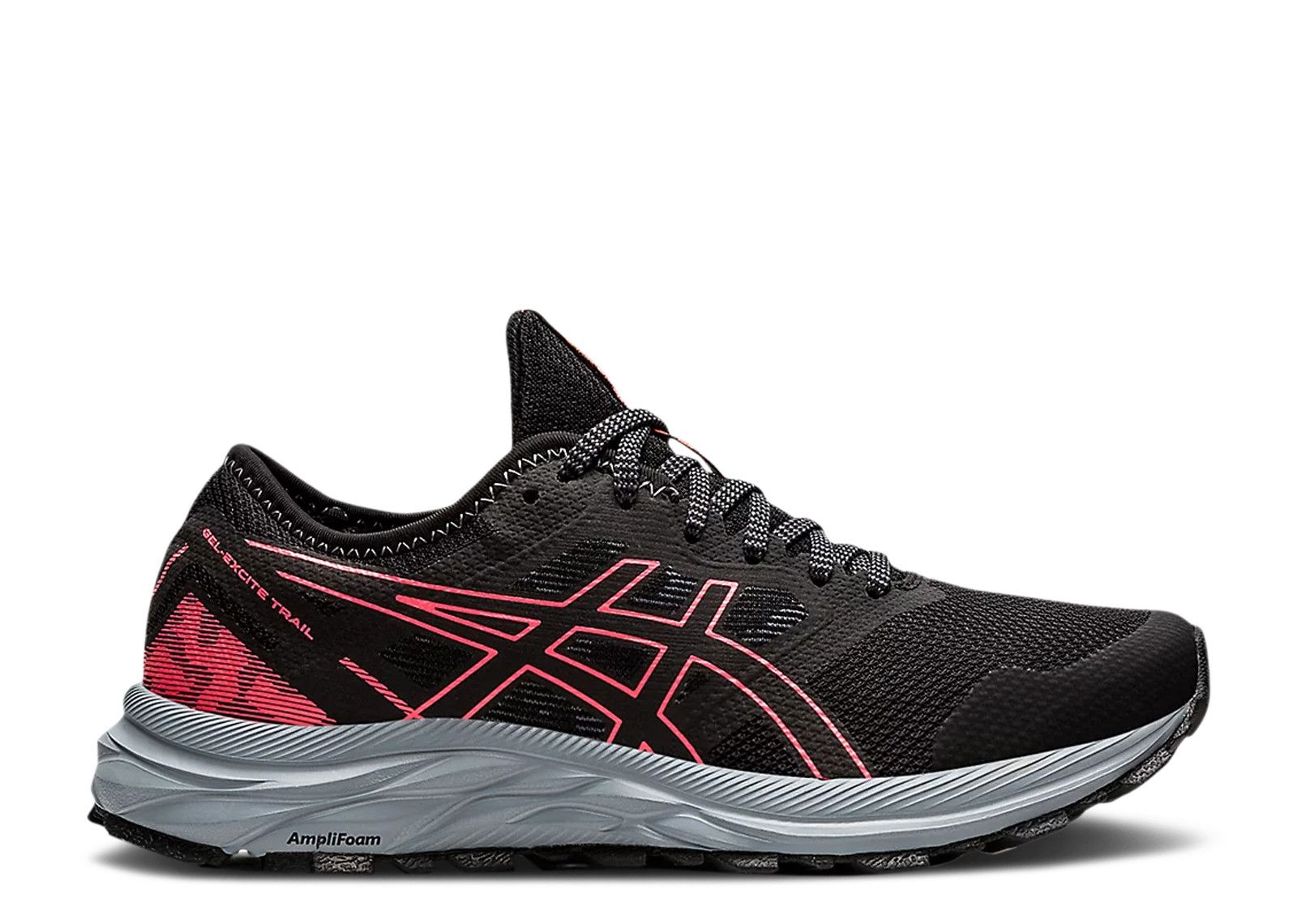 Wmns Gel Excite Trail 'Black Blazing Coral' - ASICS - 1012B051 001 ...