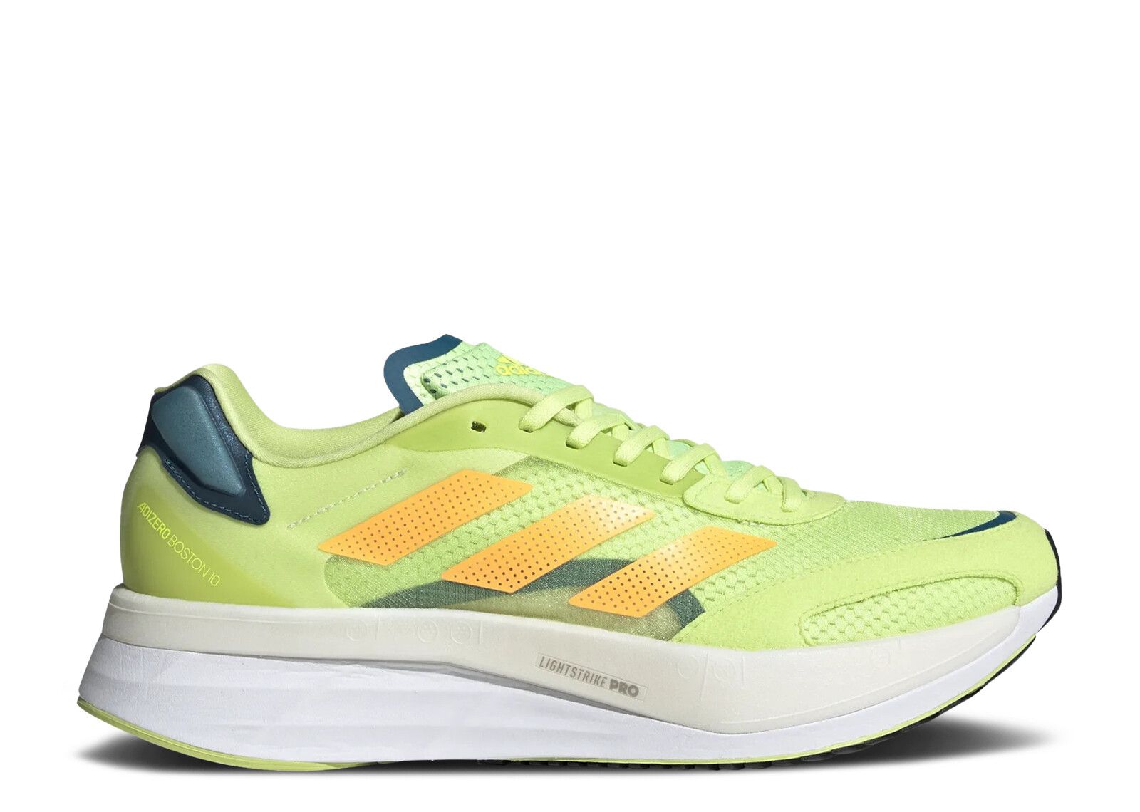 Adizero Boston 10 'Pulse Lime Flash Orange' - Adidas - GY0927 - pulse ...