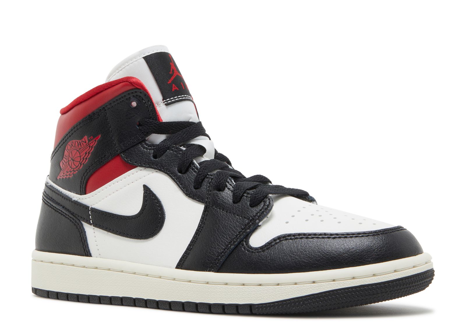 air jordan 1 black white sail gym red