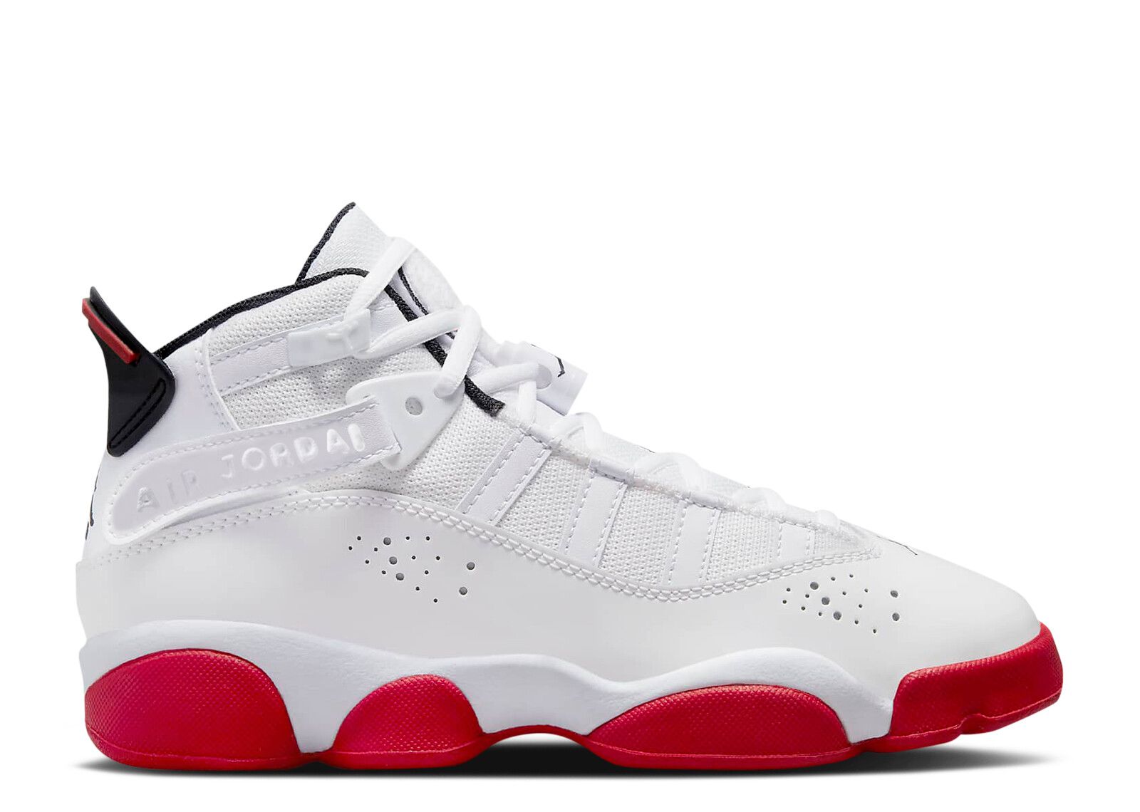 Jordan 6 Rings GS 'White University Red' - Air Jordan - 323419 160 ...
