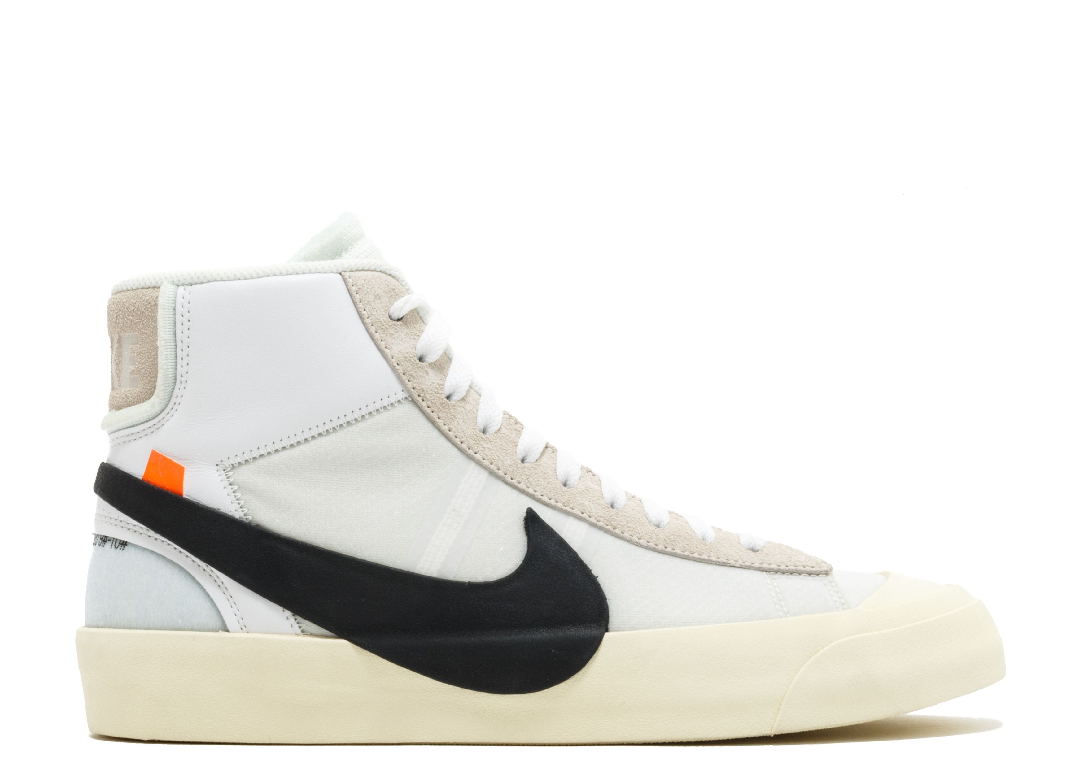 Off White X Blazer Mid 'The Ten' - Nike - AA3832 100 - white/black-muslin | Flight Club