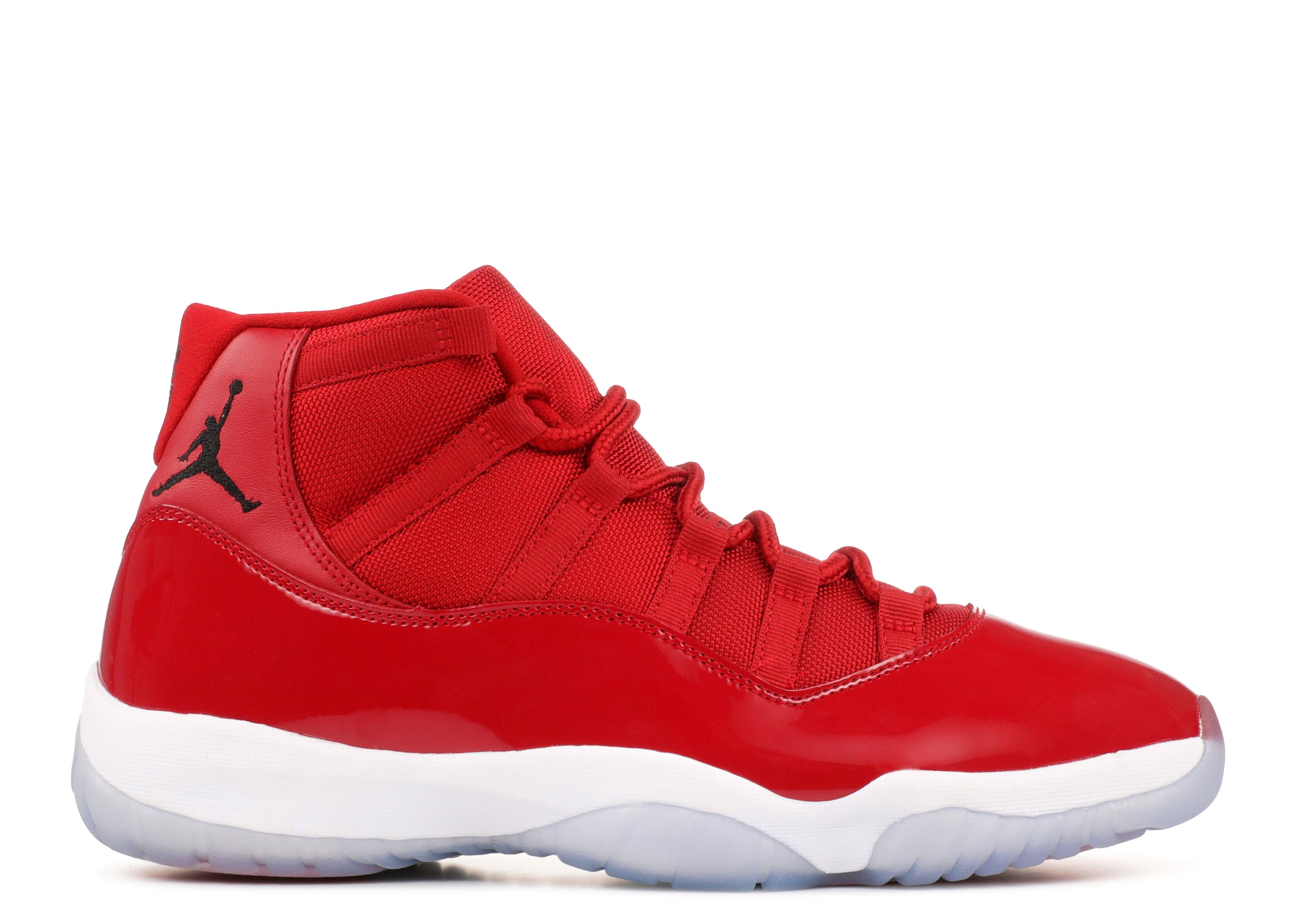 Air Jordan 11 Retro 'Win Like '96' - Air Jordan - 378037 623 - gym red ...