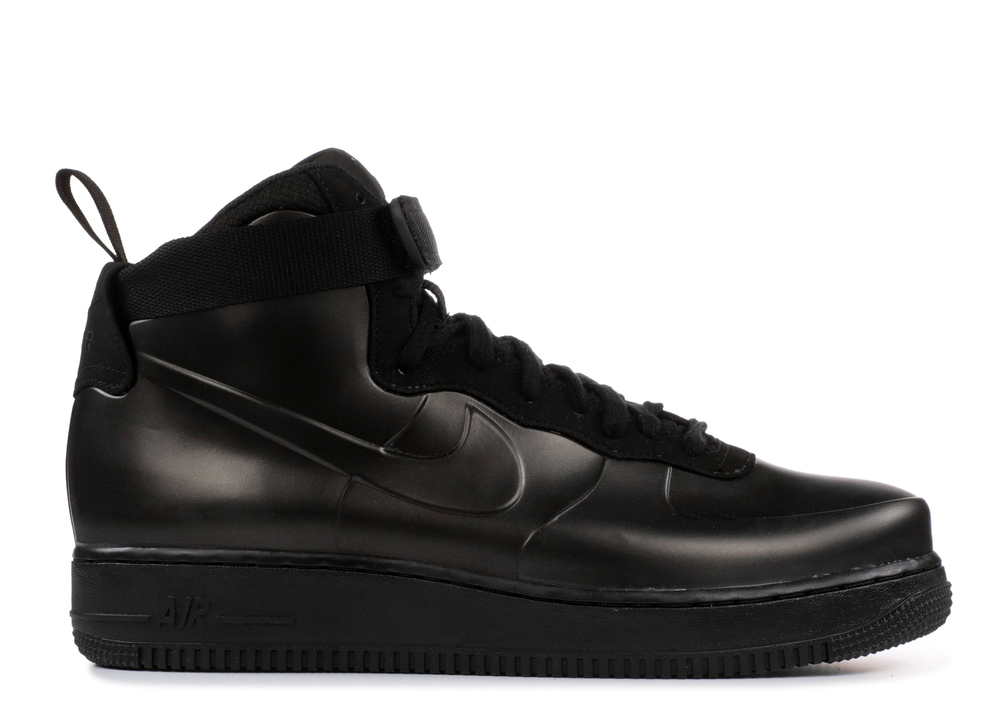 air force 1 foamposite cup triple black