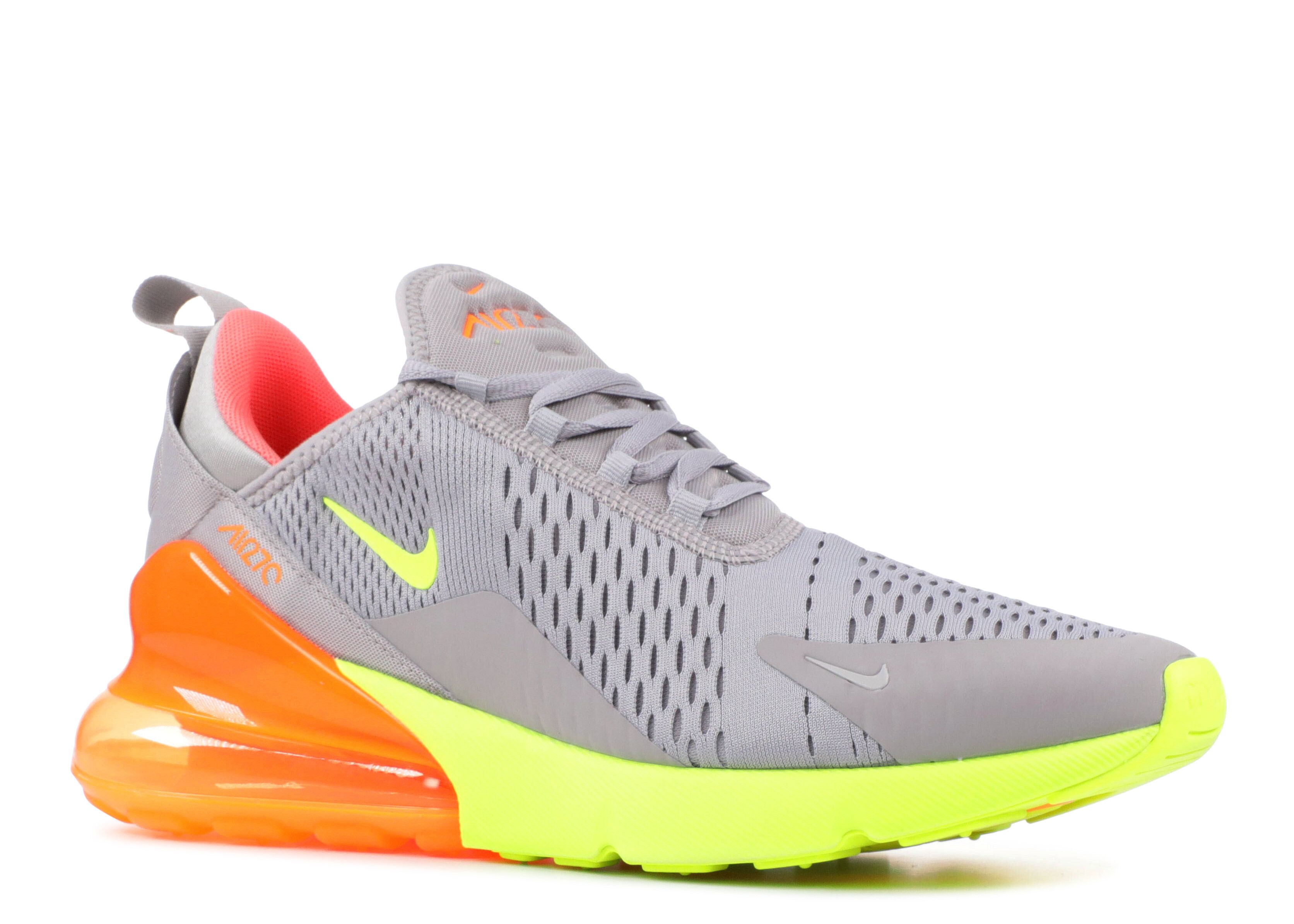 air max 270 grey volt orange