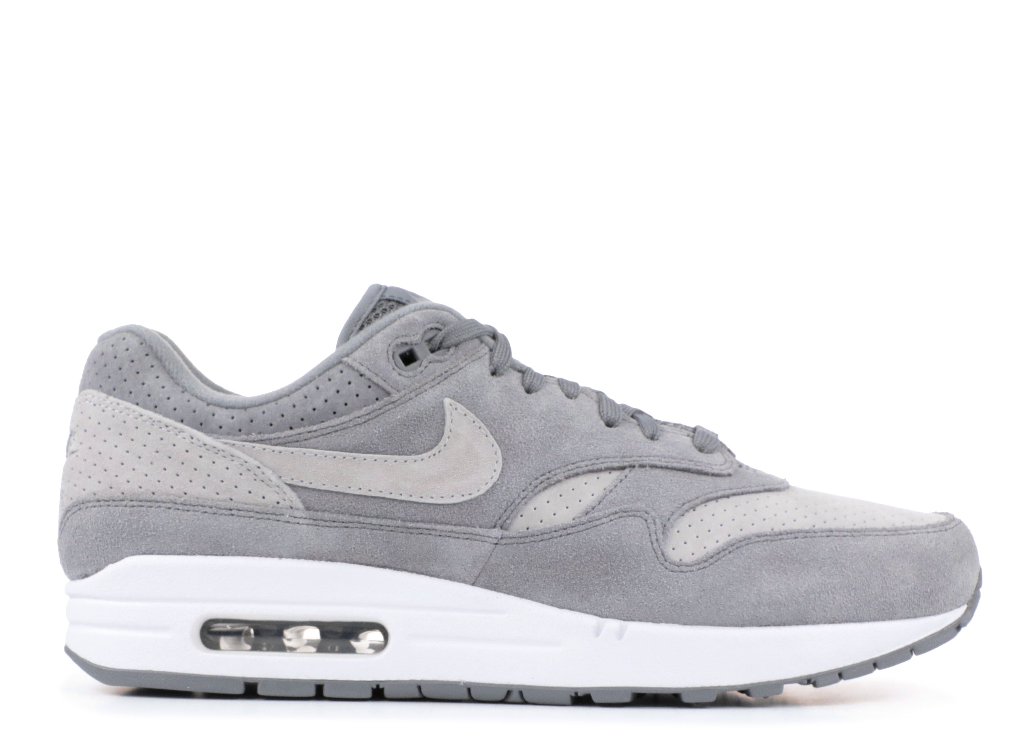 air max 1 perforated grey