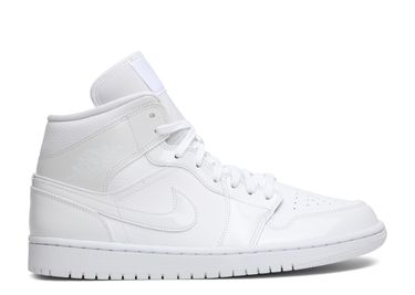 Wmns Air Jordan 1 Mid 'Triple White' - Air Jordan - BQ6472 100 - white/white/white | Flight Club