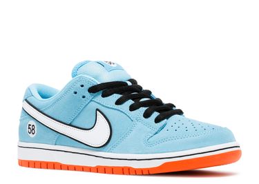 Dunk Low Pro SB 'Gulf' - Nike - BQ6817 401 - blue chill/safety orange ...