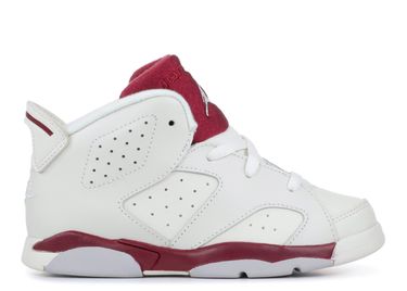 Air Jordan 6 Retro BT 'Maroon' - Air Jordan - 384667 116 - off white