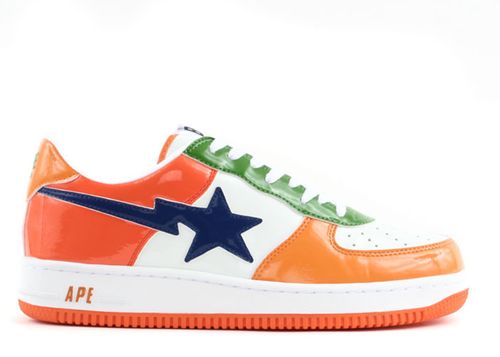 Bapesta FS 001 Low 'Orange Fanta' - BAPE - 663 - orange/green | Flight Club