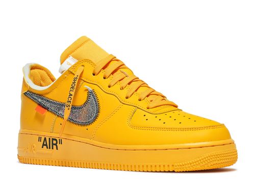 Off White X Air Force 1 Low 'Lemonade' - Nike - DD1876 700 - university ...