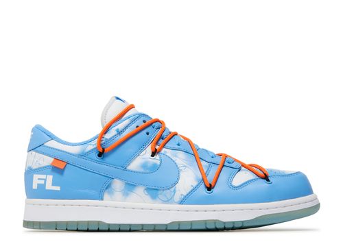 Off White X Futura X Dunk Low SB 'UNC' - Nike - DD0856 403 - dark powder blue/dark powder blue 