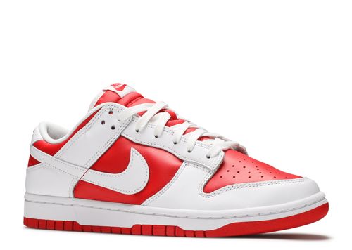 Dunk Low 'Championship Red' - Nike - DD1391 600 - university red/white ...