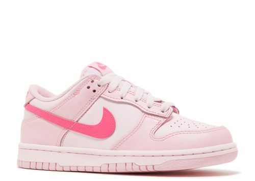 Dunk Low GS 'Triple Pink' - Nike - DH9765 600 - medium soft pink/hyper ...