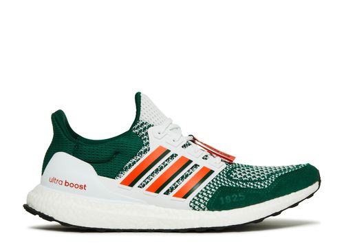 NCAA X UltraBoost 1.0 'Miami Hurricanes' - Adidas - HQ5884 - cloud ...