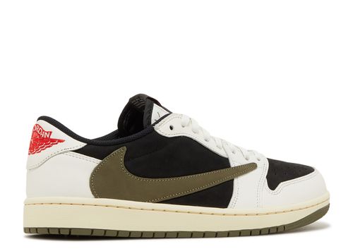 Travis Scott X Wmns Air Jordan 1 Retro Low OG SP 'Olive' - Air Jordan ...