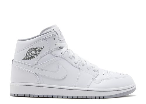 Air Jordan 1 Mid 'White Wolf Grey' - Air Jordan - 554724 112 - white ...