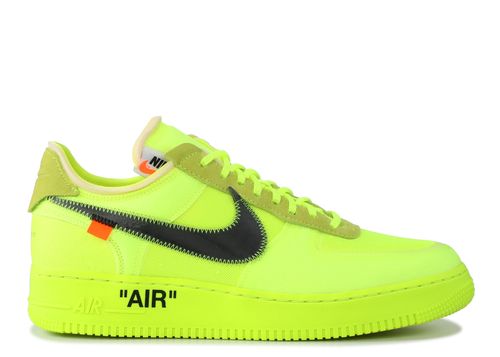 Off White X Air Force 1 Low 'Volt' - Nike - AO4606 700 - volt/cone ...