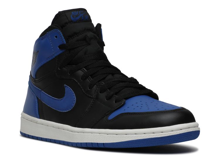 jordan one black and blue