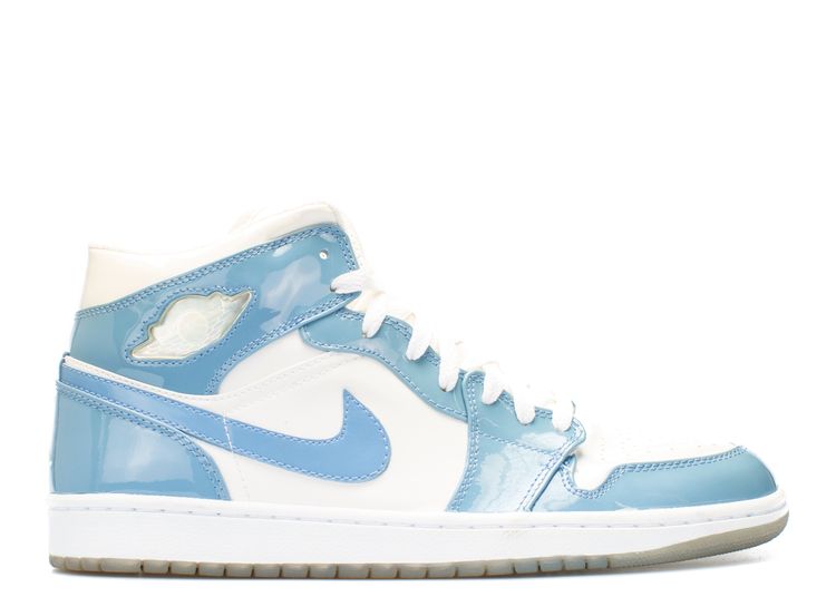 baby blue patent leather jordans