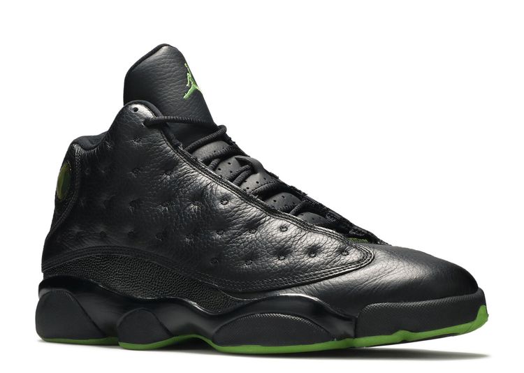 jordan 13 retro black and green