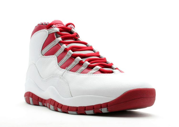 red and white jordan 10