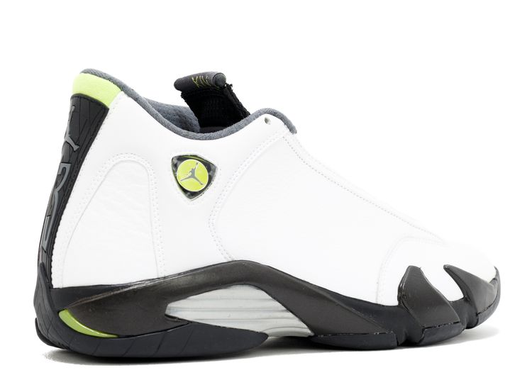 Air Jordan 14 Retro White Chartreuse Air Jordan 311832 132 Whitechartreuseblack 6482