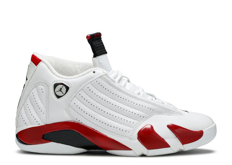 jordan 14 white and red