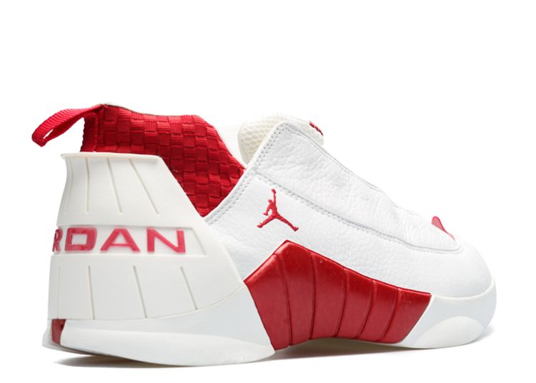 red and white jordans 15