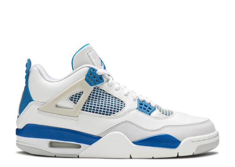 blue off white jordan 4