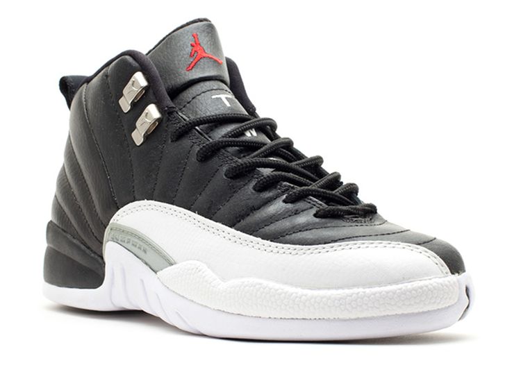 Air Jordan 12 Gs - Air Jordan - 153265 062 - black/varsity red-white ...