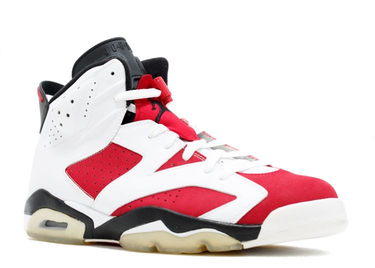 jordan 6s red and white