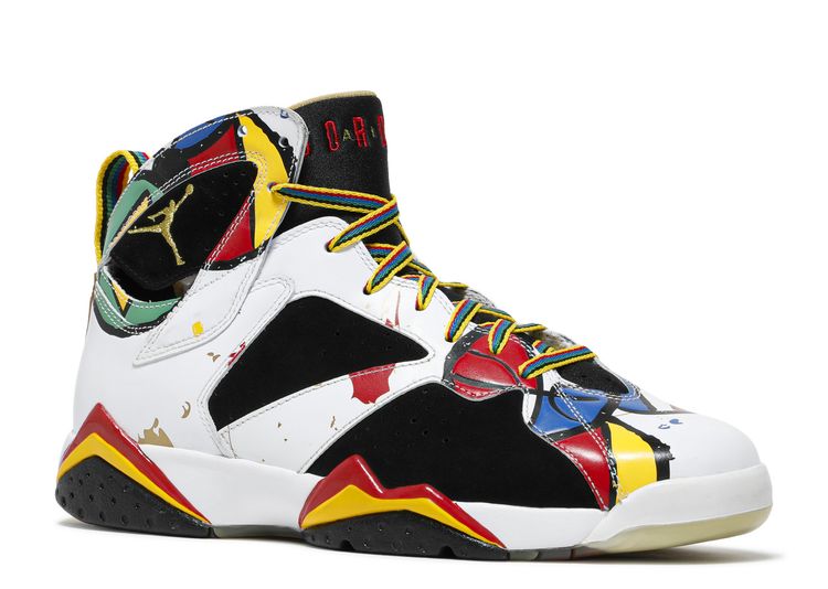 Air Jordan 7 Retro OC Olympic' - Air Jordan - 323213 - white/sport red-blck-mtllc gld | Flight Club