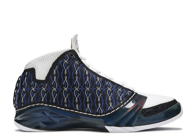 jordan 23 shoes white and blue