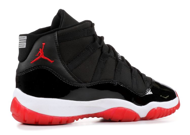 jordan 11 black white red