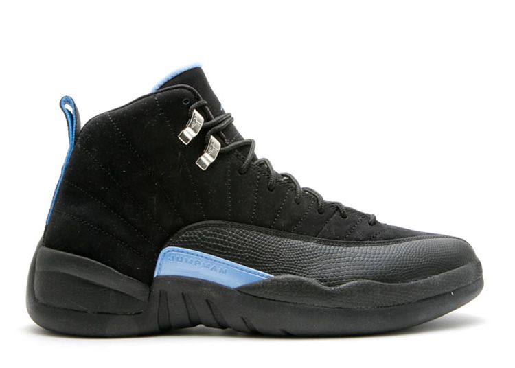 black and baby blue 12s