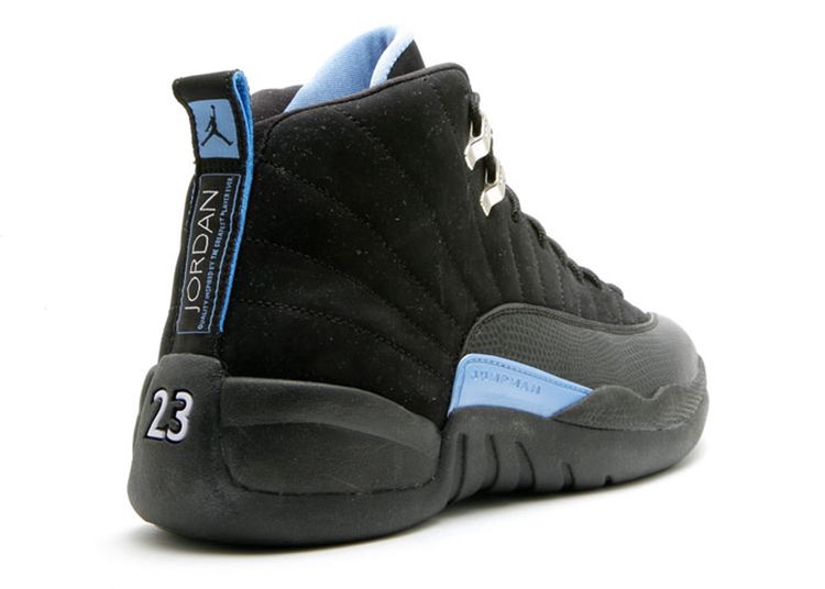 baby blue and black 12s
