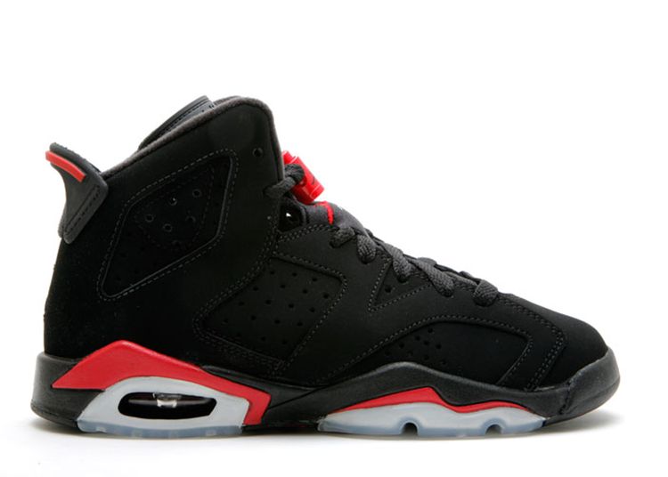 black and red jordan 6 retro