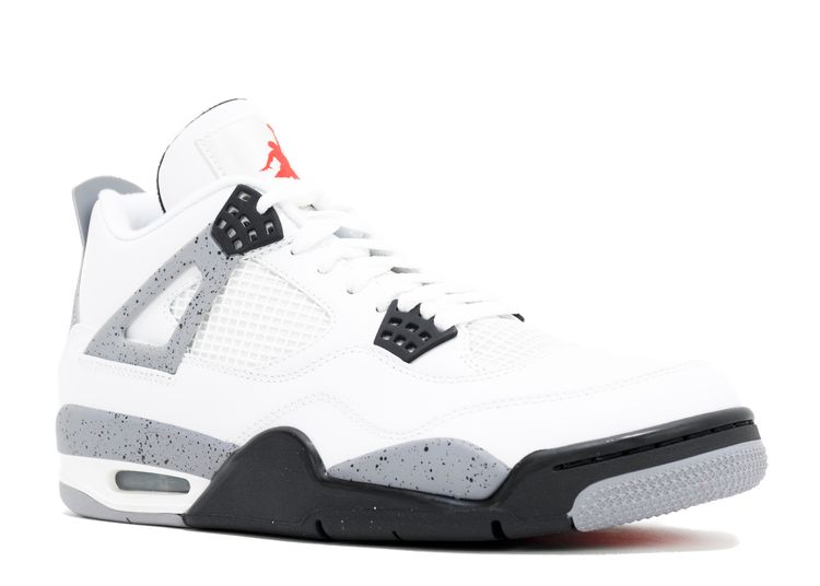 air jordan retro 4 white and grey