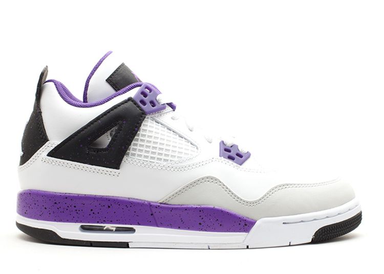 air jordan 4 purple and white