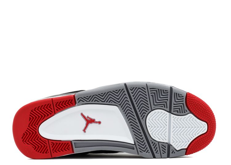 Air Jordan 4 Retro 'Bred' - Air Jordan - 308497 089 black/cement grey-fire red | Flight Club