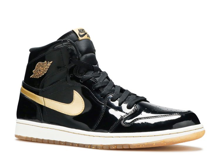 gold black and white jordan 1s