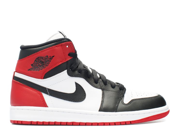 black red and white jordan 1s